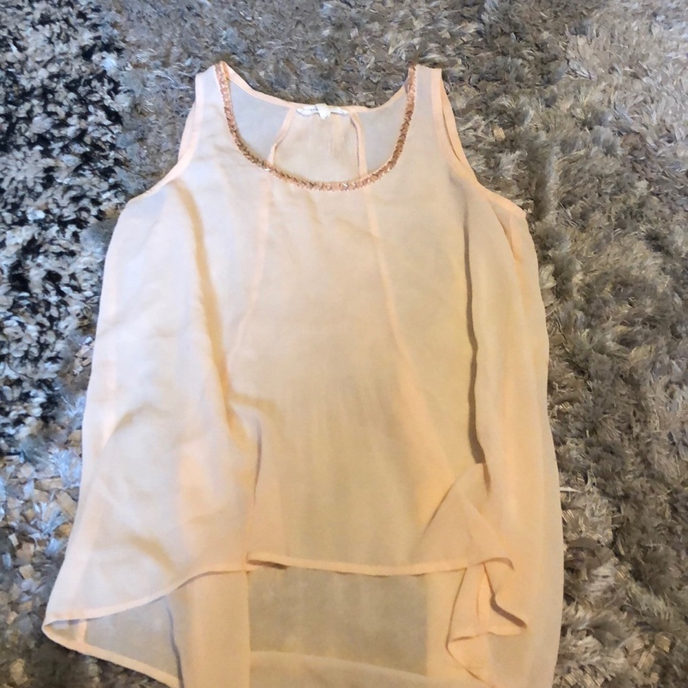 Light pink top